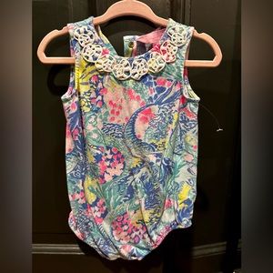Lilly Pulitzer Sleeveless Romper 6-12 months